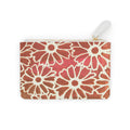 Daisy Pattern Mini Clutch — Floral Zip Pouch for Everyday Essentials