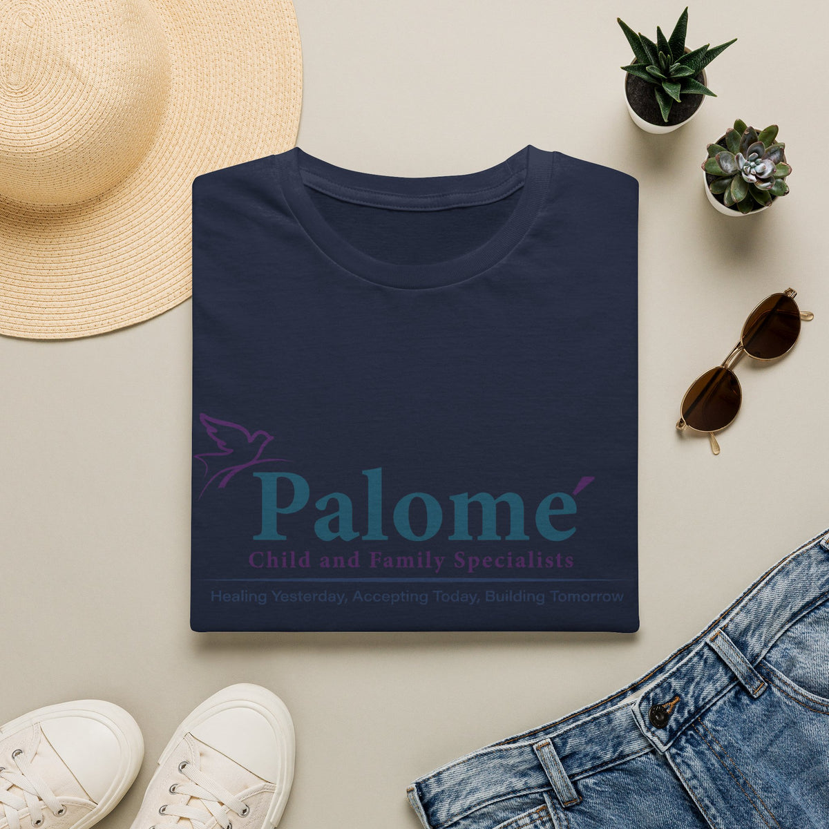 Palomé Child and Family Specialists T-Shirt – Full Logo Tee