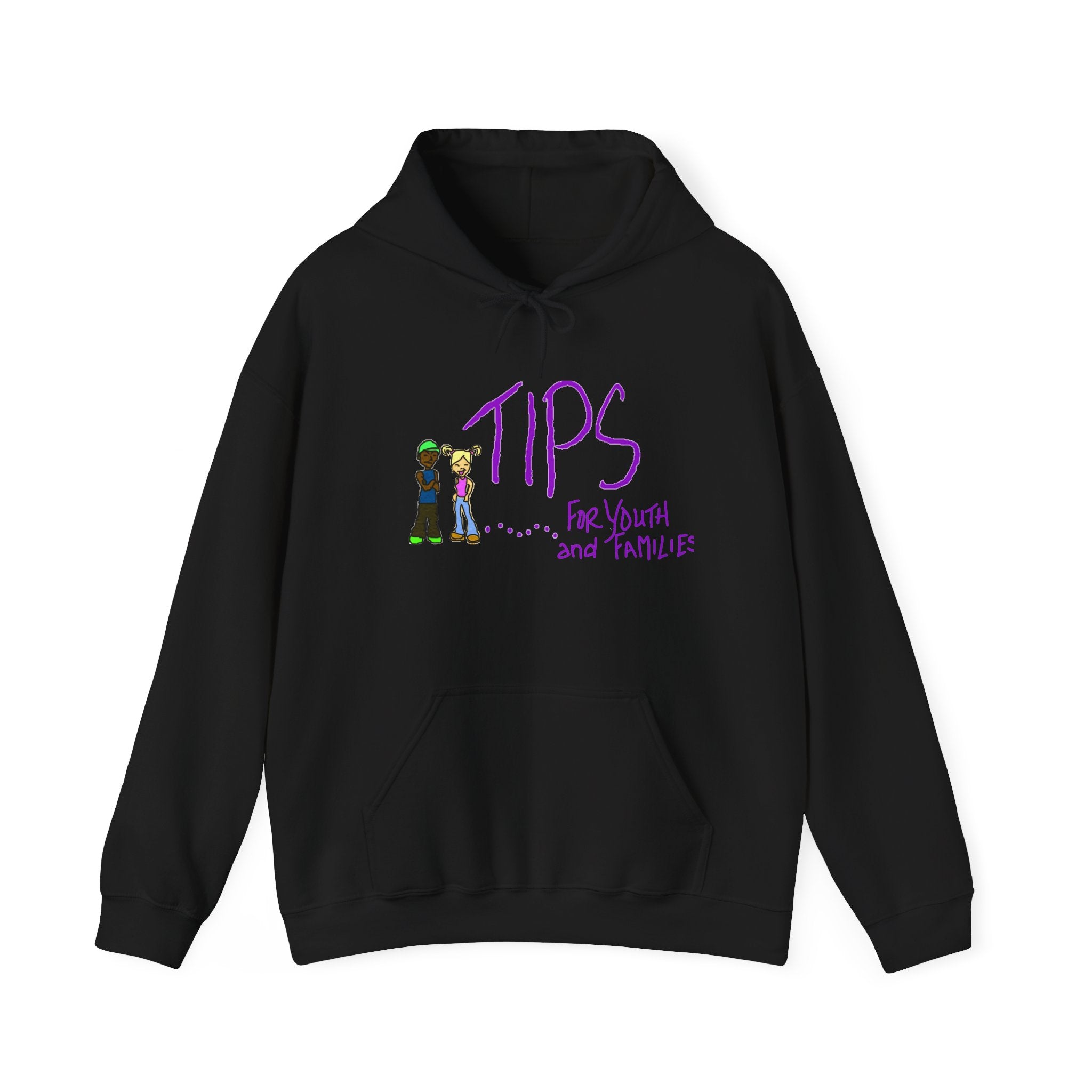 Tips for Youth & Families Hoodie — Supportive Youth Counseling Sweatshirt