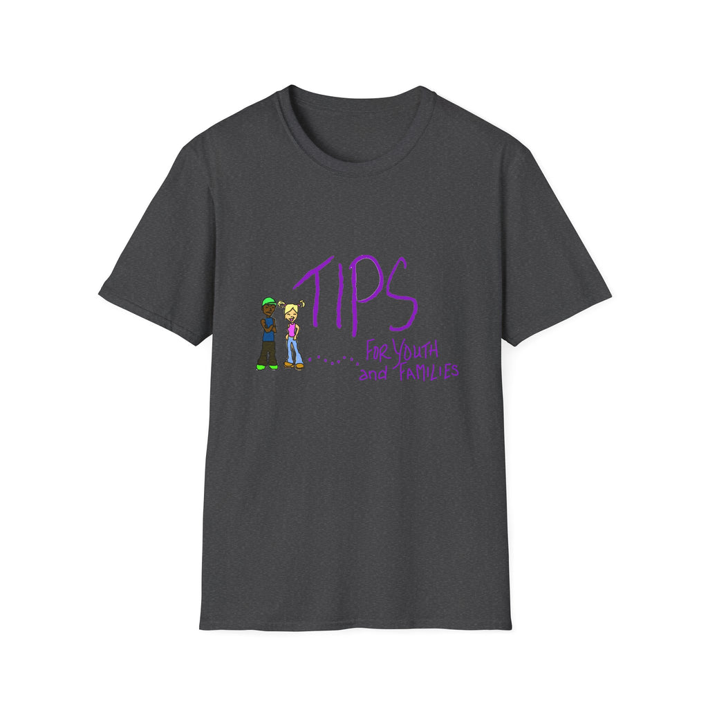 TIPS For Youth & Families T‑Shirt — Supportive Youth Mental Health Tee