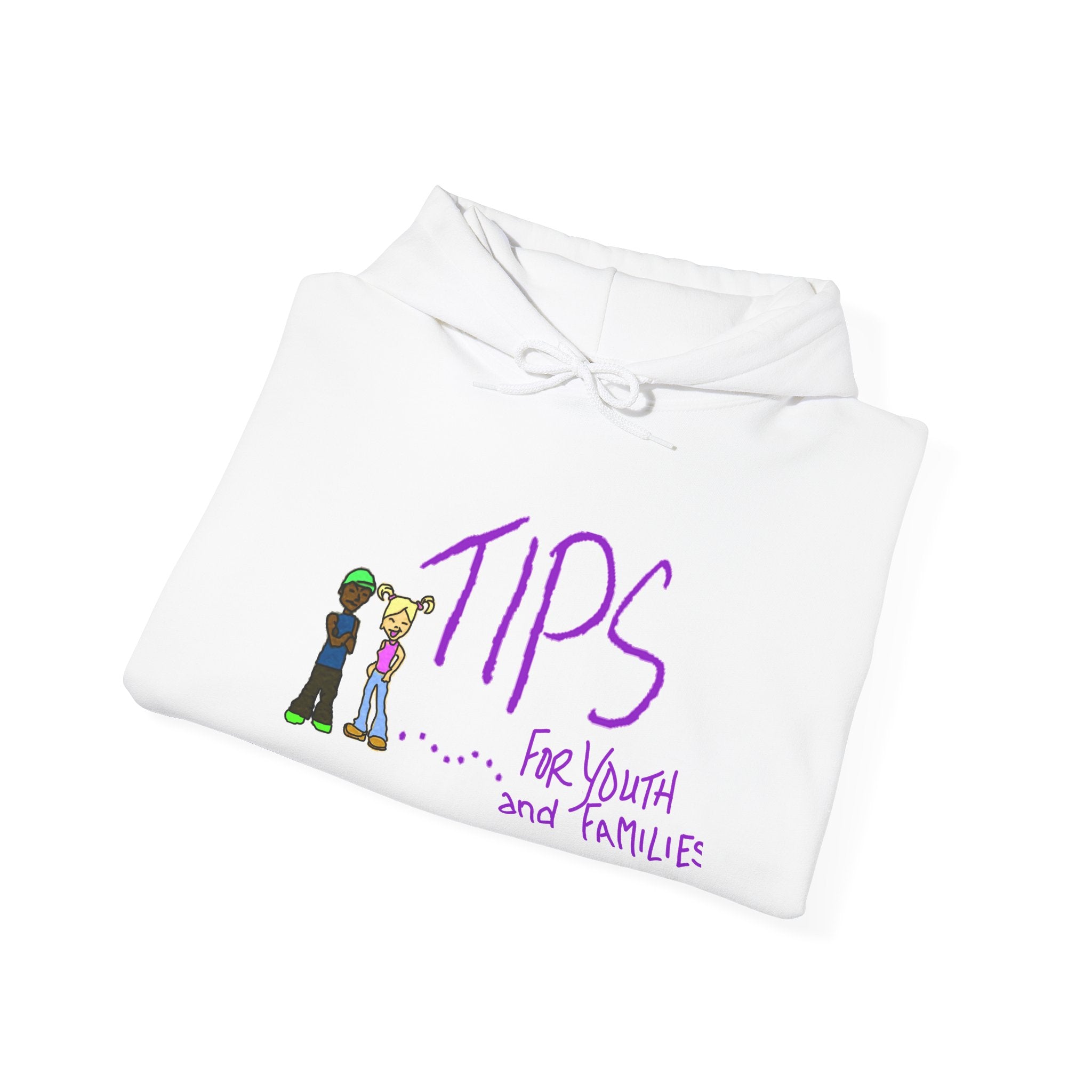 Tips for Youth & Families Hoodie — Supportive Youth Counseling Sweatshirt