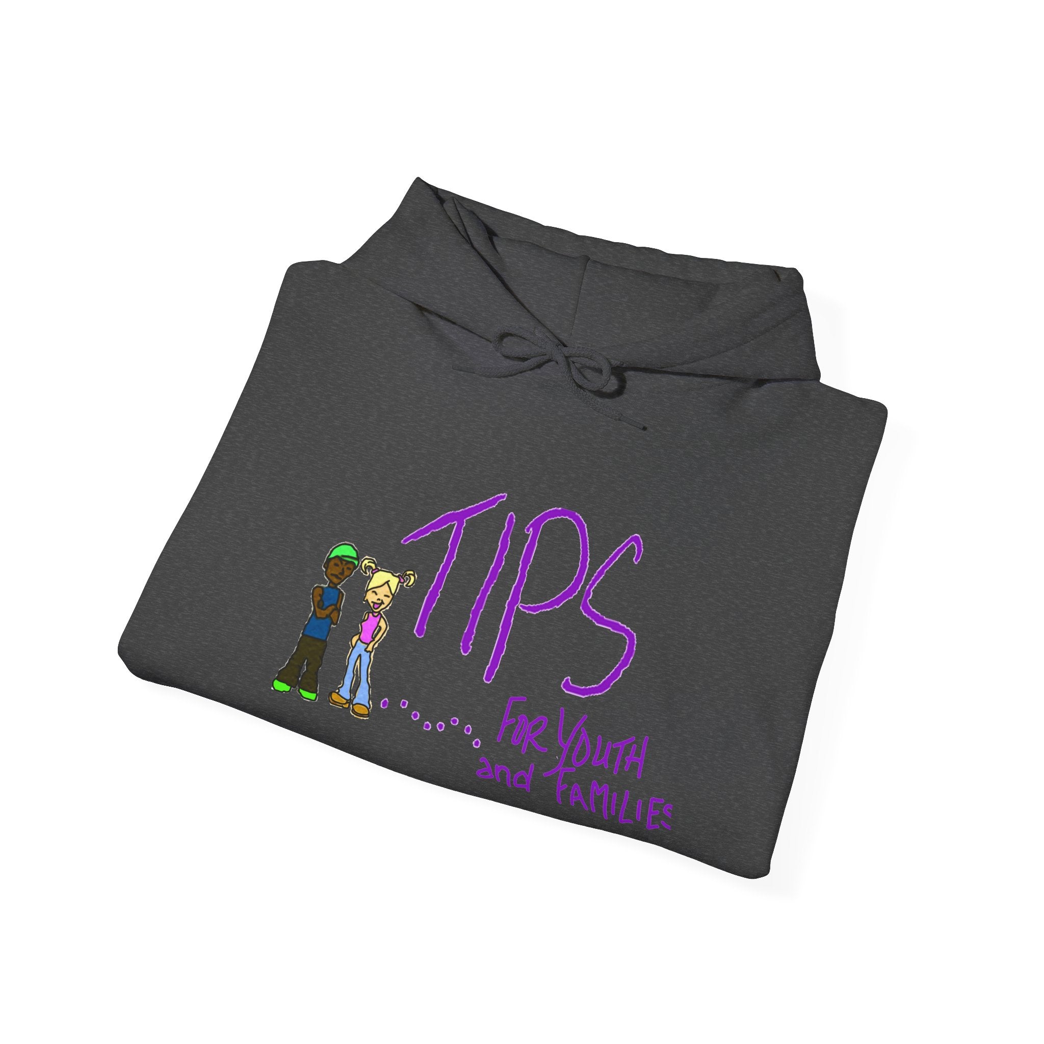 Tips for Youth & Families Hoodie — Supportive Youth Counseling Sweatshirt