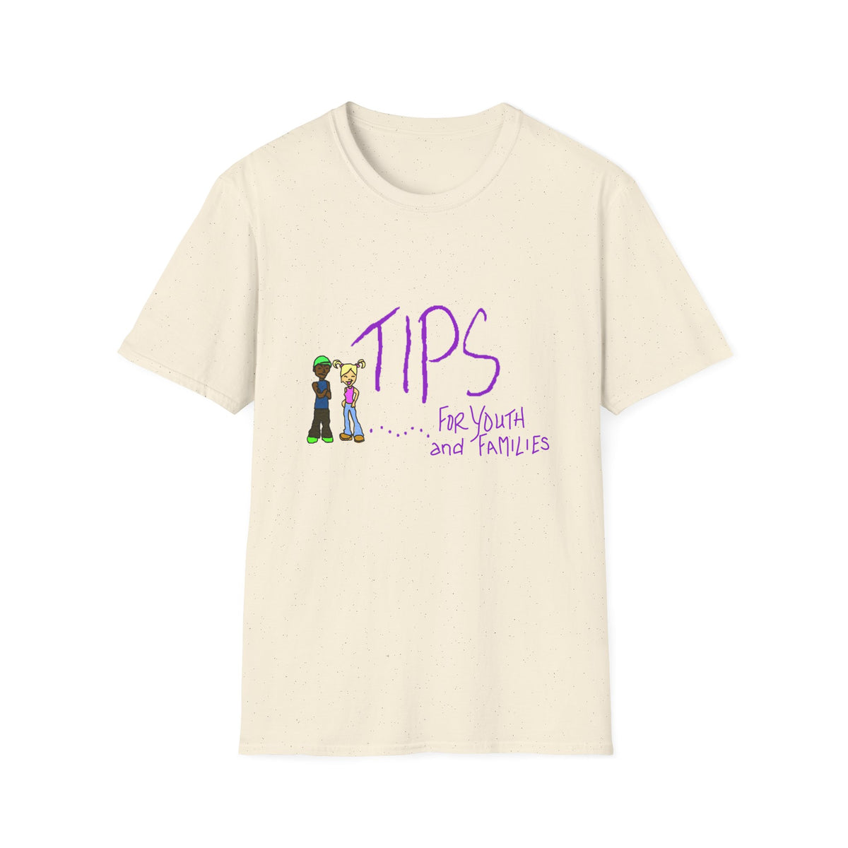 TIPS For Youth & Families T‑Shirt — Supportive Youth Mental Health Tee