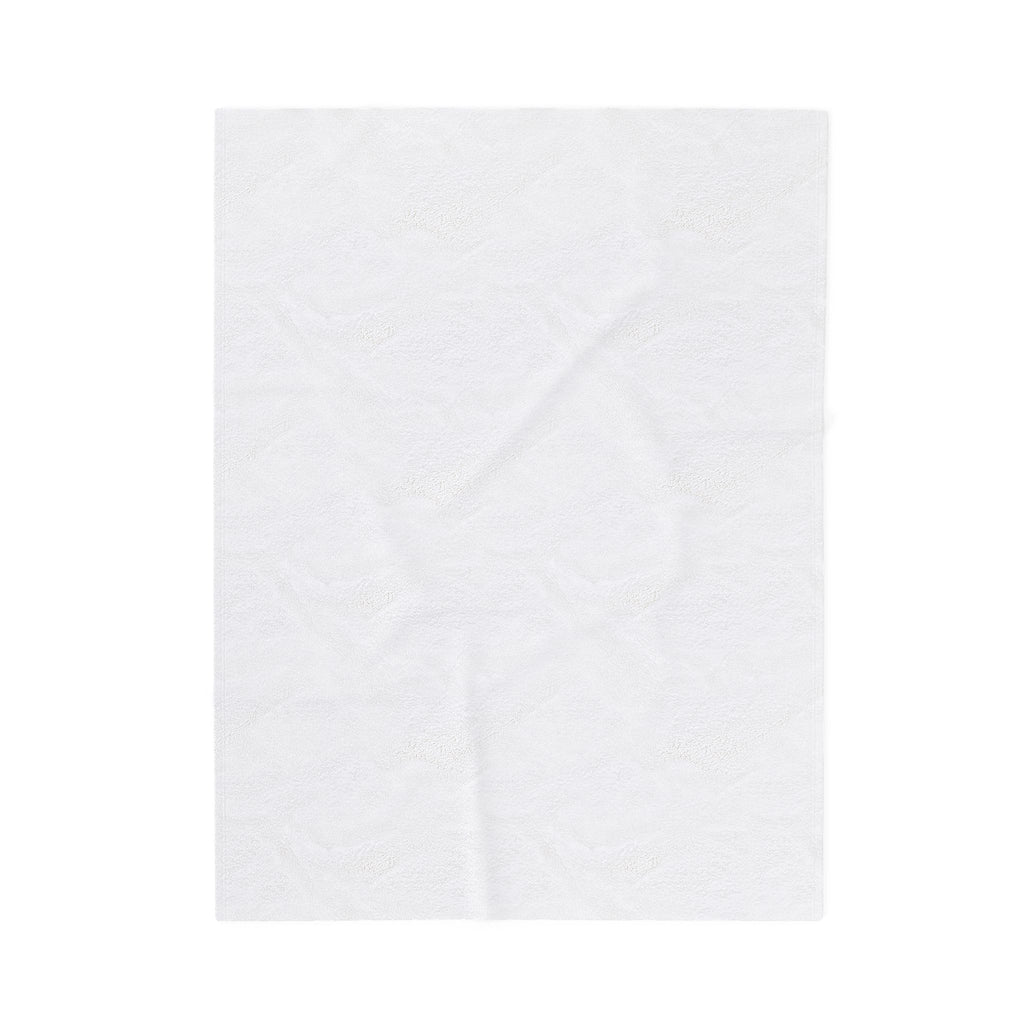 Velveteen Plush Blanket — Pink Floral Burst Throw