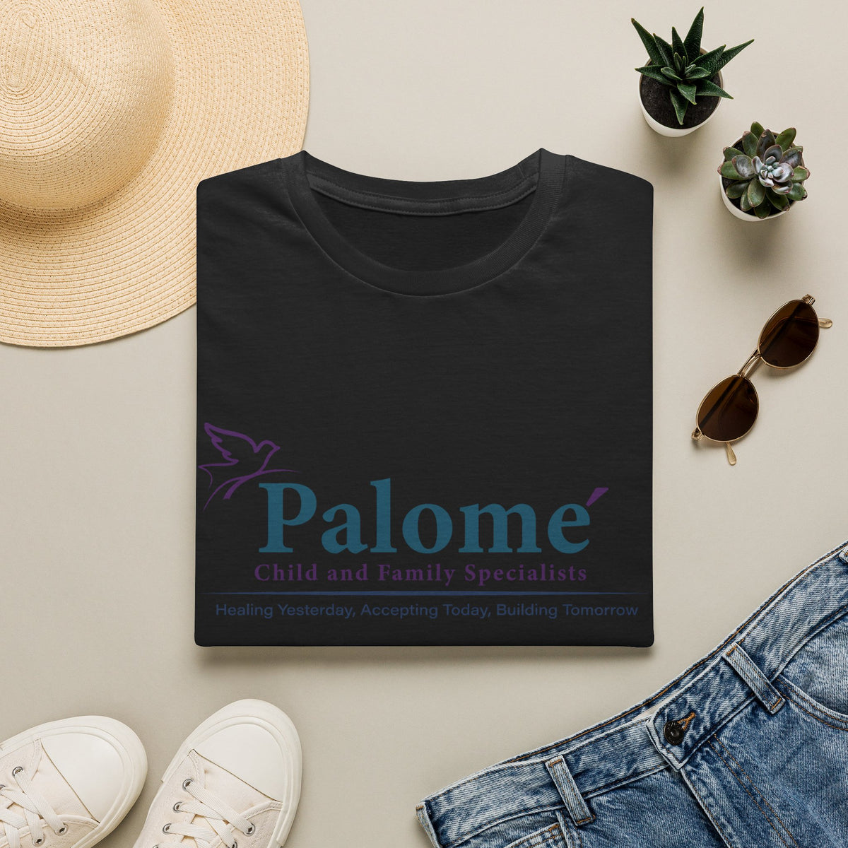 Palomé Child and Family Specialists T-Shirt – Full Logo Tee