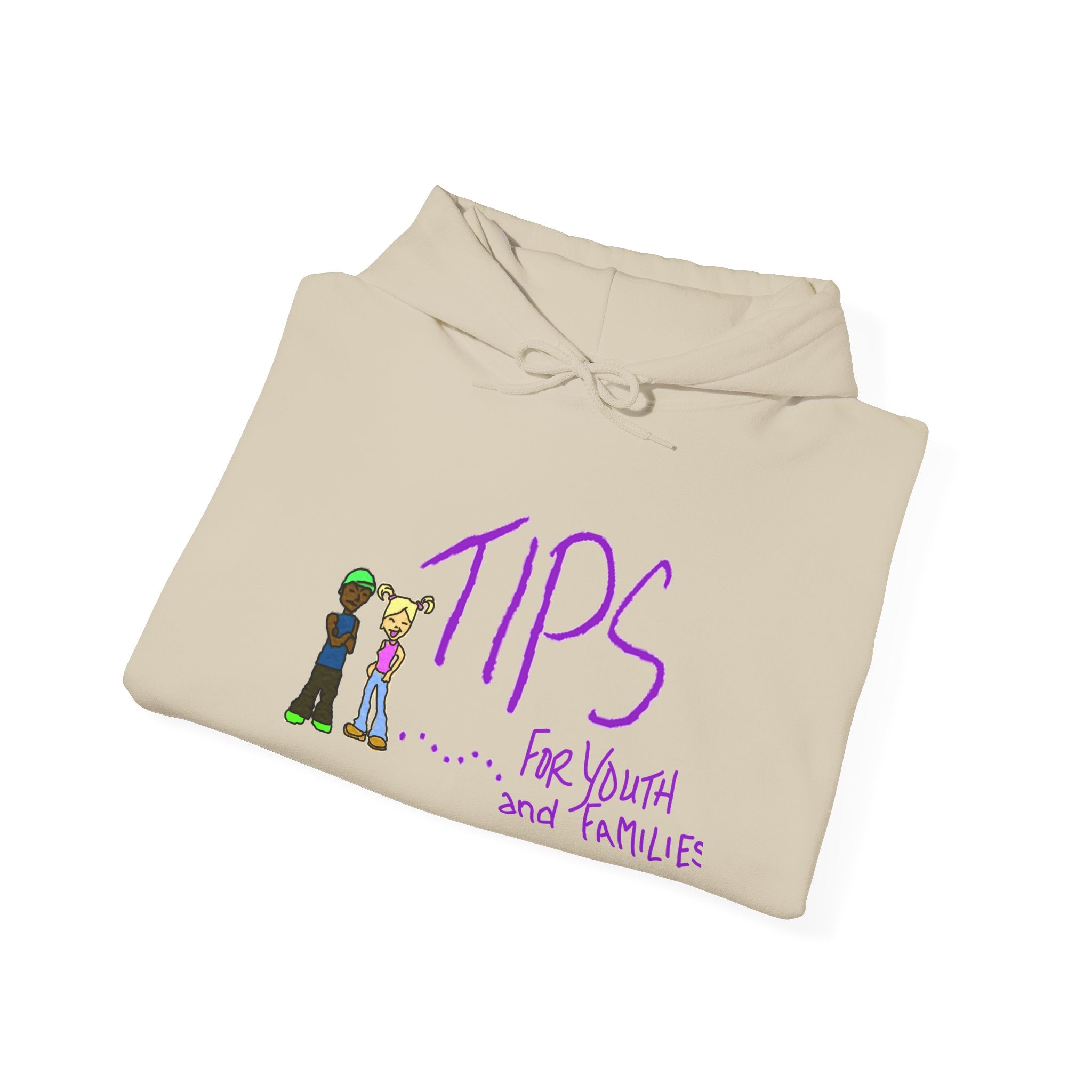 Tips for Youth & Families Hoodie — Supportive Youth Counseling Sweatshirt