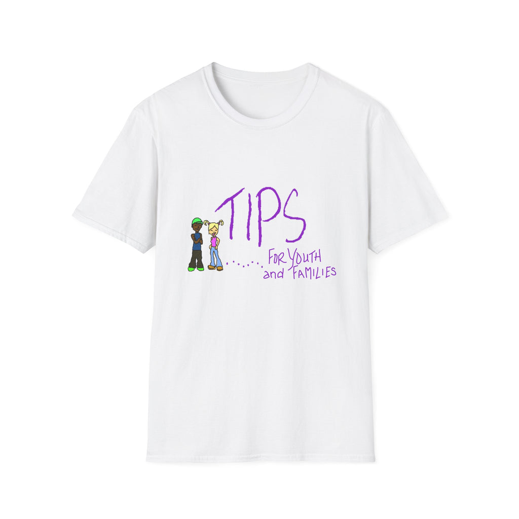 TIPS For Youth & Families T‑Shirt — Supportive Youth Mental Health Tee