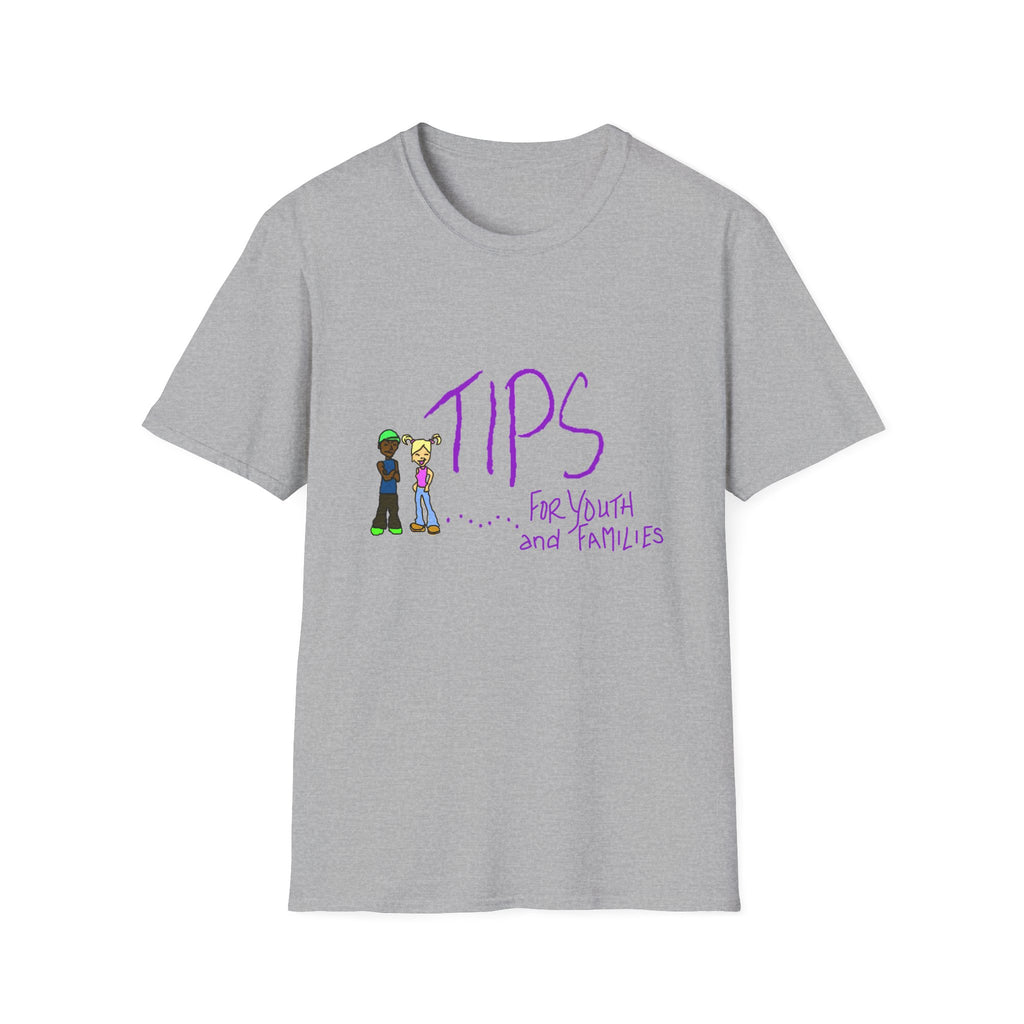 TIPS For Youth & Families T‑Shirt — Supportive Youth Mental Health Tee