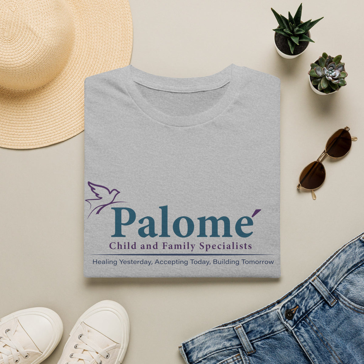Palomé Child and Family Specialists T-Shirt – Full Logo Tee